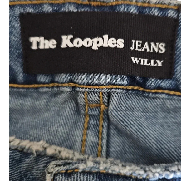 The Kooples Willy Heavy Destroy Jeans Blue Size 25 - Picture 4 of 7